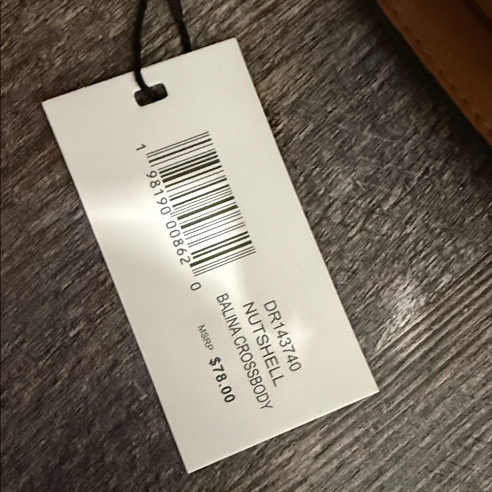 Steve Madden Tan Crossbody Bag with Gold Accents - Picture 8 of 11